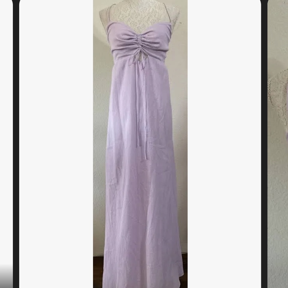 Lilac maxi dress
